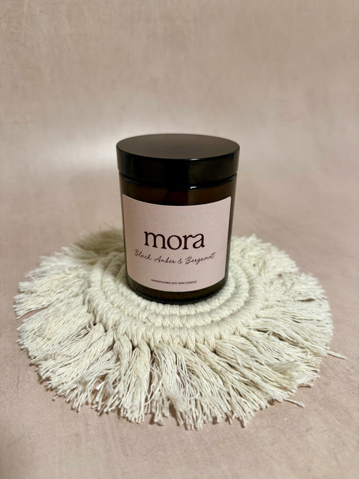 Black Amber & Bergamot Candle and Diffuser Gift Set Mora