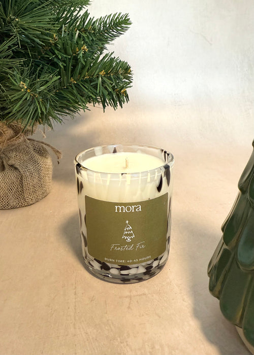 Frosted Fir Candle Christmas Tree Candle Mora