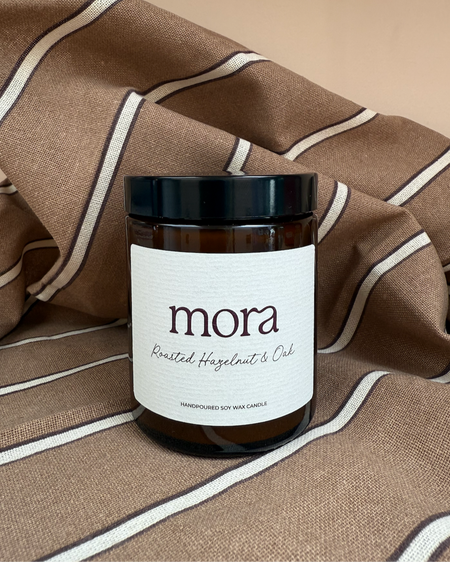 Roasted Hazelnut & Oak Soy Candle Mora Autumn